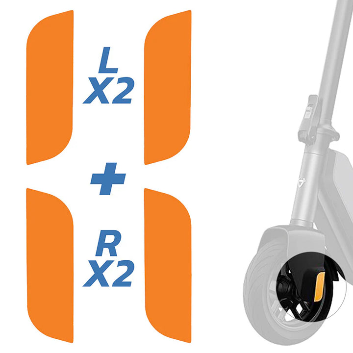 NIU KQi Serie – Reflektoren Aufkleber Set 4 Stück Original