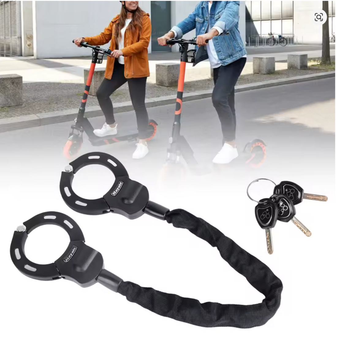 Handschellenschloss für E-Scooter – robust, sicher & praktisch